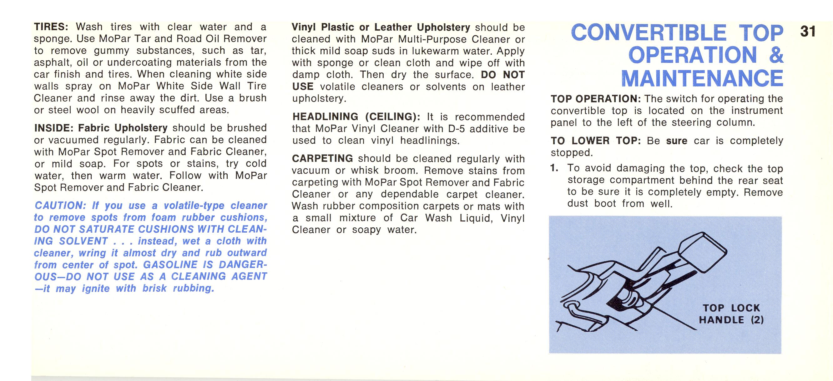 1968 Chrysler Imperial Owners Manual Page 4